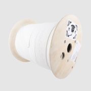 Bobina de Cable Blindado S/FTP de 4 pares, Cat7, Inmune a Ruido e Interferencias, LSZH (Bajo humo, Cero Halógenos), Color Blanco, Bobina de 500 m