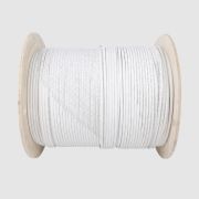 Bobina de Cable Blindado S/FTP de 4 pares, Cat7, Inmune a Ruido e Interferencias, LSZH (Bajo humo, Cero Halógenos), Color Blanco, Bobina de 500 m