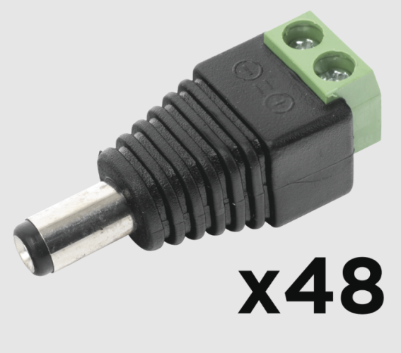 KIT DE 48 CONECTORES MACHO