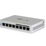 Switch UniFi Administrable capa 2 de 8 puertos Gigabit (4 Puertos Gigabit PoE 802.3af y 4 puertos Gigabit ethernet) 60W