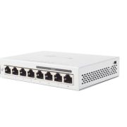 Switch UniFi Administrable capa 2 de 8 puertos Gigabit (4 Puertos Gigabit PoE 802.3af y 4 puertos Gigabit ethernet) 60W