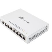 Switch UniFi Administrable capa 2 de 8 puertos Gigabit (4 Puertos Gigabit PoE 802.3af y 4 puertos Gigabit ethernet) 60W