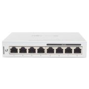 Switch UniFi Administrable capa 2 de 8 puertos Gigabit (4 Puertos Gigabit PoE 802.3af y 4 puertos Gigabit ethernet) 60W