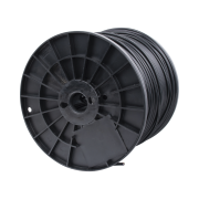 Bobina de 1000 ft ( 305 m ) Cat5e con gel para exterior, color Negro