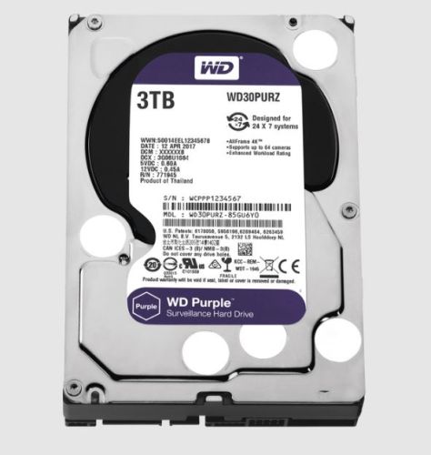 Disco Duro PURPLE de 3TB