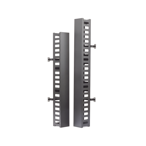 Kit organizador vertical de cable sencillo para rack abierto de 45 unidades