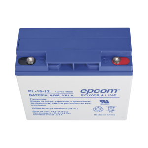 Batería 12 Vcc 18 Ah MUL Tecnología AGM-VRLA