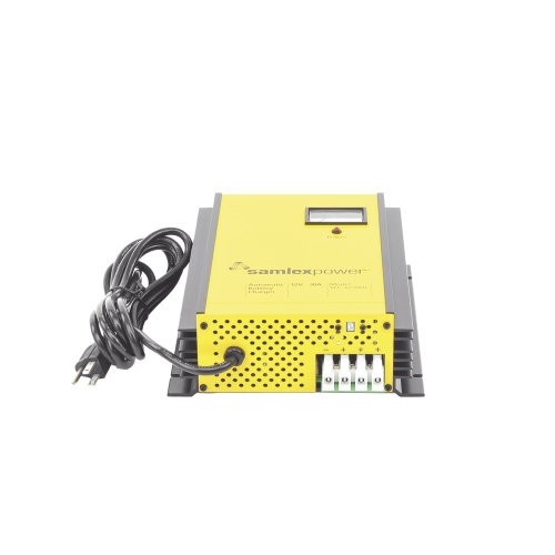 Cargador de Baterías de Plomo Ácido 12 Volts, 30 A / Bancos de 250 a 350 Ah