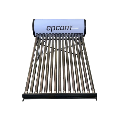 Bóiler Solar de 150L, Baja Presión con 15 Tubos de Vacío.