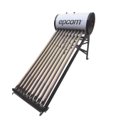 Bóiler Solar de Baja Presión con 9 Tubos de Vacío de 90 L