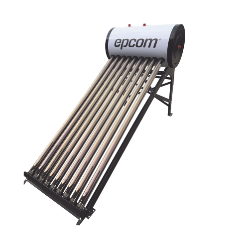 Bóiler Solar de Baja Presión con 9 Tubos de Vacío de 90 L